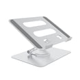 thumbnail image 1 of JUNWELL Support pour Ordinateur Portable avec Base Pivotante à 360° Hauteur Réglable Support Portable pour Ordinateurs Portables 10-17”, 1 of 6