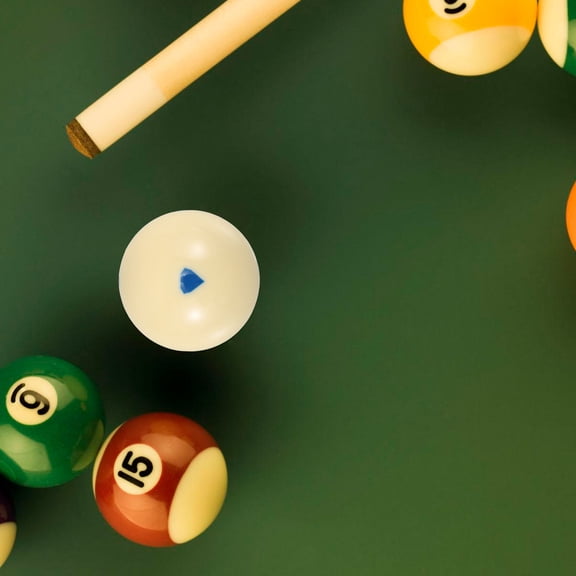 FOMIYES White Resin Billiard Training Cue Ball for Accurate Shots and Durability