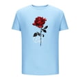 thumbnail image 4 of Weiqiqre T-Shirts pour Homme T-Shirt à Imprimé Graphique Col Rond Manches Courtes T-Shirt Décontracté Hauts, 4 of 4