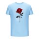 thumbnail image 4 of Hombres Pantalones Cortos de Manga Corta Impresa Casual Cuello Redondo Superior, Camisa de Moda para el Verano Y la Primavera, 4 of 8