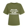 thumbnail image 3 of Camiseta de mujer Camisetas divertidas y lindas de manga corta Camiseta con estampado divertido Camiseta con estampado de letras Tops Blusa Regalo para mujeres OAVQHLG3B Store lin121212, 3 of 3