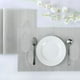thumbnail image 5 of Manteles individuales de patrón de hoja resistentes al calor Uxcell, PVC, tejido de vinilo, color gris, paquete de 6, 5 of 7