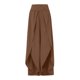thumbnail image 3 of ICHUANYI Clearance Womens Fashion Summer Solid Casual Loose Elastic Waist Long Wide Leg Pants(Brown, L) ICHUANYI WER2023080814847, 3 of 3