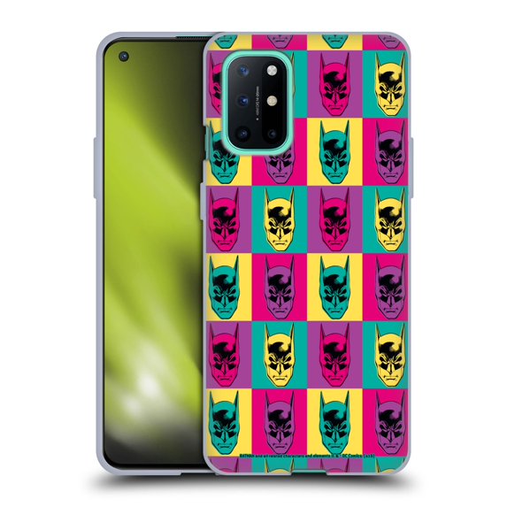 Head Case Designs Officially Licensed Batman DC Comics Vintage Fashion Pop Art Head Soft Gel Case Compatible with OnePlus OnePlus 8T 5G
