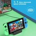 thumbnail image 3 of FIEWESEY Case for Nintendo Switch - Silicone Joy Con Case for Nintendo Switch & Switch OLED - Protective Switch Controller Case Cover - Blue+Green, 3 of 6