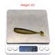 thumbnail image 2 of 10pcs 7cm 2g Señuelos de pesca de gusano Crankbait artificial Swimbait Cebos blandos, 2 of 5