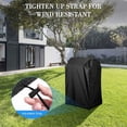 thumbnail image 5 of Housse Barbecue, 420D Oxford Bâche de Protection, Anti-Vent/Solei/l'eau, Exterieur Housse Barbecue Convient la Plupart des Grills (77 70 110cm), 5 of 5