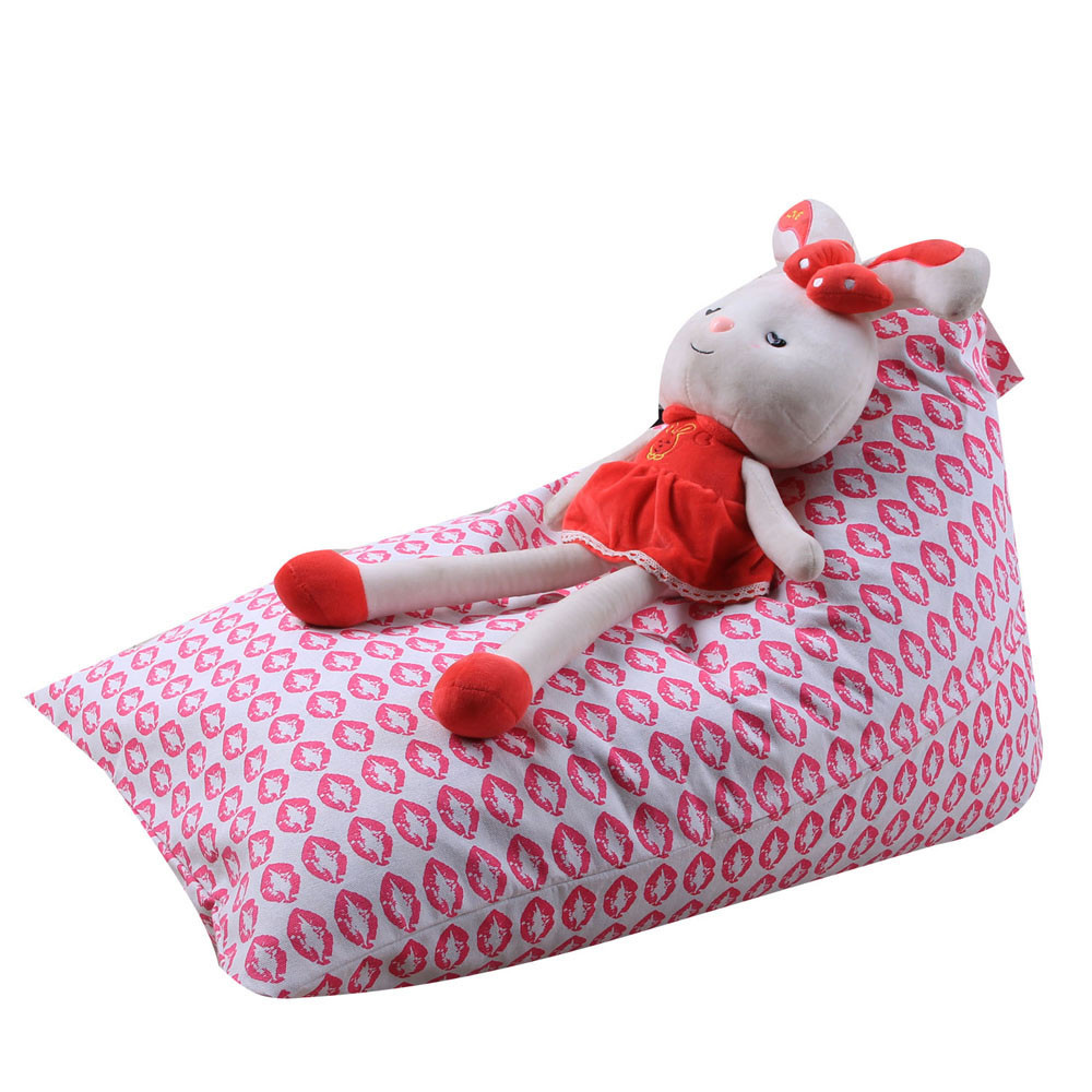 Siaonvr Kids Stuffed Animal Plush Toy Storage Bean Bag Soft Pouch