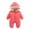 Hot Pink, variant on Edvintorg 6-24Months Newborn Baby Cartoon Bear Snowsuit Boys Girls Solid Color Cute Thickening Keep Warm Hooded Romper Outerwear Toddler Jacket