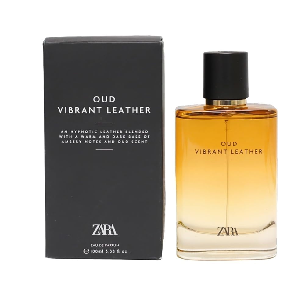 Zara Oud Vibrant Leather EDP Eau De Parfum Cologne for Men 100 ML