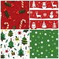 thumbnail image 5 of Christmas Scrapbook Paper, Xmas Scrapbooking Paper Set, 12 Sheets 6x6 Inch Single-Sided Christmas Theme Scrapbooking Paper for Card Making, DIY Crafts, Sturdy Non-Fading Paper Sheets, 5 of 8
