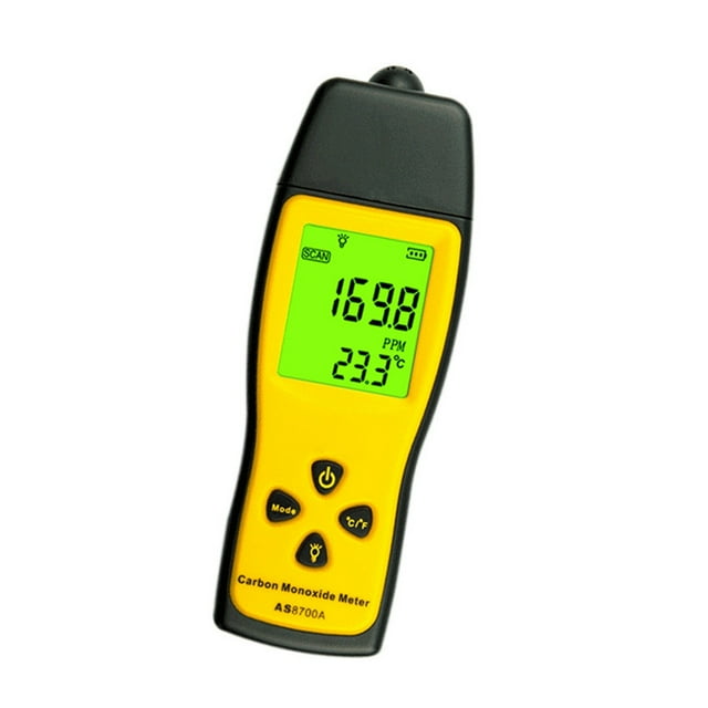 Smart Sensor Gas Analyzers, Handheld Carbon Monoxide Meter, Tester Monitor Detector Gauge LCD Display Sound Light Alarm