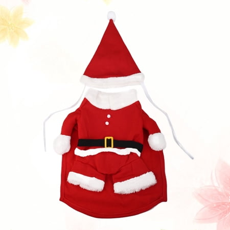 Niceauty Coat Christmas Cloak for Pets Cotton Material Comfortable Durable Use Size XS