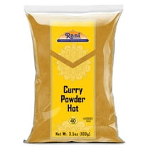 Rani Curry Powder Hot (11-Spice Authentic Indian Blend) 3.5oz (100g) ~ All Natural | Salt-Free | Vegan | No Colors | Gluten Friendly | NON-GMO | Kosher | Indian Origin