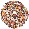 thumbnail image 2 of 35pcs-50pcs Cute Animal Stickers Cowboy Character Stickers PVC Stickers for Laptops Notebooks Suitcases, 2 of 9
