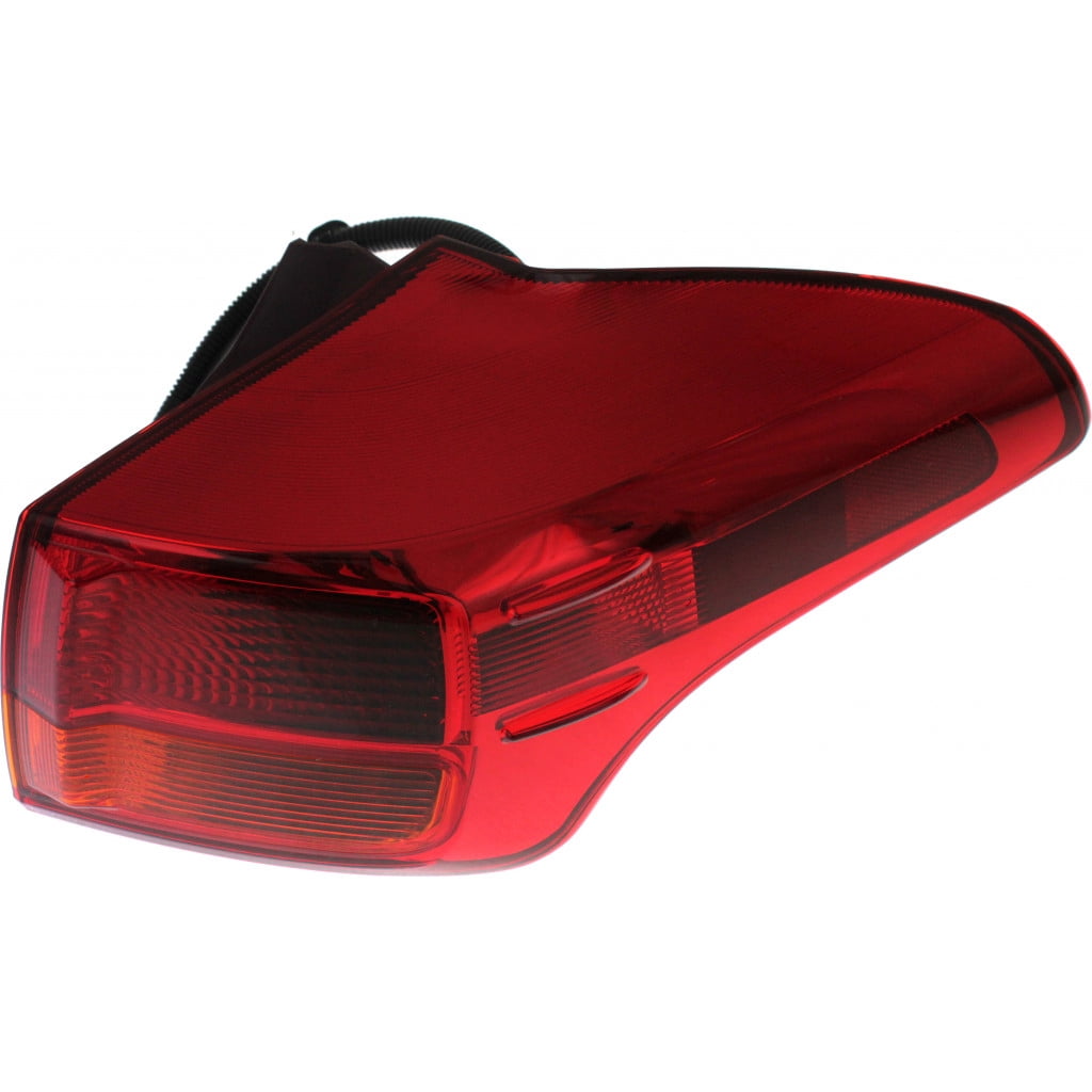 Tail Light Compatible With 2013-2015 Toyota RAV4 Right Passenger Side, Outer With bulb(s)