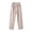#02 Beige 【Mix & Match: Stock Up on Your Favorite Colors】, variant on Women's Soft Fabric Casual Straight Leg Pants with Pockets, Elastic Waist Pull On Stretchy Tummy Control Daily Wear, Comfortable Trousers for Work Office | TruHer,Black L