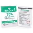 thumbnail image 2 of Wipex 70% Isopropyl Alcohol (IPA) All Purpose Cleaner Individually Wrapped Wipes in Dispenser Box, 1pk of 100 wipes, 2 of 12
