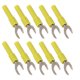 thumbnail image 4 of Conector Tipo Banana En Forma De U, Cobre Rojo+PA 8 Mm/0,3 Pulg. 10 Piezas Conectores Tipo Banana En Forma De U Para Aplicaciones Electrónicas ANGGREK Como se muestra en la descripción, 4 of 8