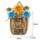 thumbnail image 1 of Colgante De Madera Con Diseño De Letras Y Flores, Letrero De Pared, Adornos Decorativos Para El Hogar, Oficina, Cafetería, Tienda Guardurnaity HA022739-00, 1 of 7