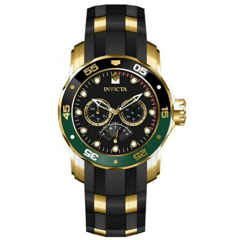 Invicta 46969 Pro Diver Quartz Chronograph Black Dial Men Watch