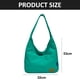 thumbnail image 2 of Bolso de lona, bolso grande de mujer, hermoso bolso de hombro, lindo y simple bolso bandolera escolar Verde + caqui + blanco, 2 of 5