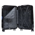 thumbnail image 6 of InUSA Print 28" Hardside Lightweight Luggage with Spinner Wheels, Handle, Trolley, Black Butterfly, 6 of 13
