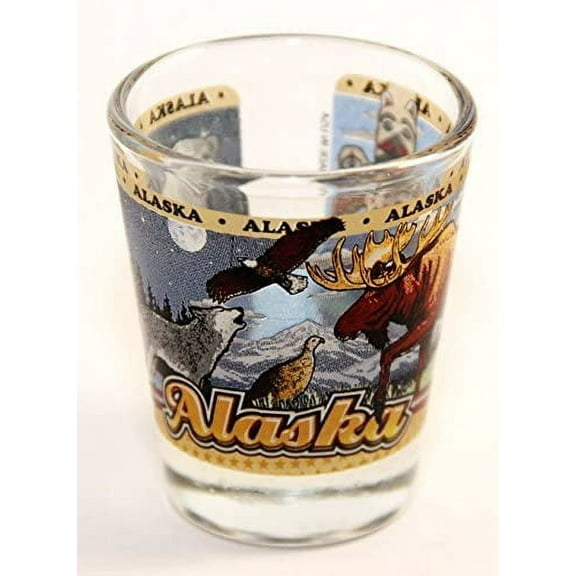 Alaska State Wraparound Shot Glass