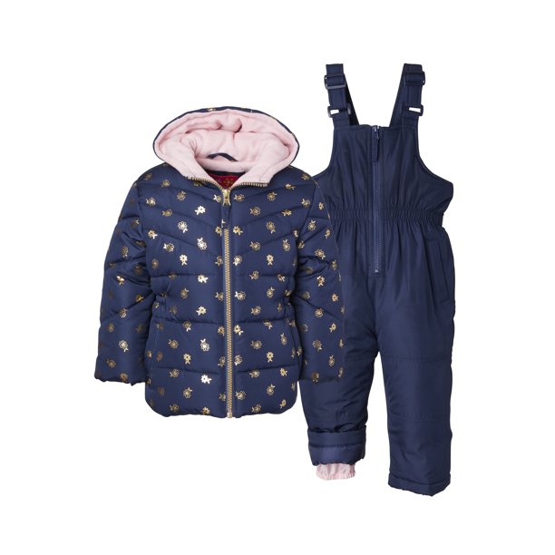 Pink Platinum Pink Platinum Baby Toddler Girl Floral Winter Jacket