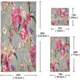 thumbnail image 3 of GZHJMY Colorful Flowers Bath Towel Set of 3, Highly Absorbent & Soft Bathroom Towels Set Quick Dry Towels Set for Bathroom Spa Beach (1 Bathroom Towels, 1 Hand Towel, 1 Washcloth), 3 of 7