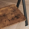 thumbnail image 7 of FOLDLIFE Brown Slim Console Table with Storage，Wood 2-Tier Industrial Design Entryway Console Table,Narrow Sofa Table with Open Storage Shelf for Living Room, Hallway and Foyer, 7 of 7