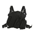 thumbnail image 2 of Mochila para el pecho con radio bidireccional, funda para radio bidireccional, estuche de transporte portátil, bolsa tipo chaleco para walkie talkie,, 2 of 10