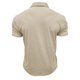 thumbnail image 4 of Mens Camisas de Manga Corta Color Sólido Botón de Solapa Bolsillo Turndown Collar Blusa para Negocios Informales, 4 of 4