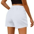 thumbnail image 3 of yillto Womens Sweat Shorts Casual Summer Elastic Waist Athletic Shorts Comfy Shorts with Pockets, 3 of 4