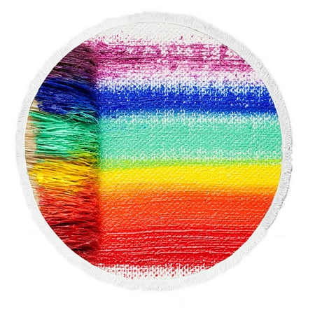 ECZJNT Rainbow Beach Towel Beach Blanket Beach Yoga Mat