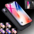 thumbnail image 1 of Cases for Apple iPhone XS Max / iPhone XS / iPhone XR / iPhone X, Ultra Thin Hard Slim Case Full Protective With Tempered Glass Screen Protector Case Cover -Red, 1 of 4