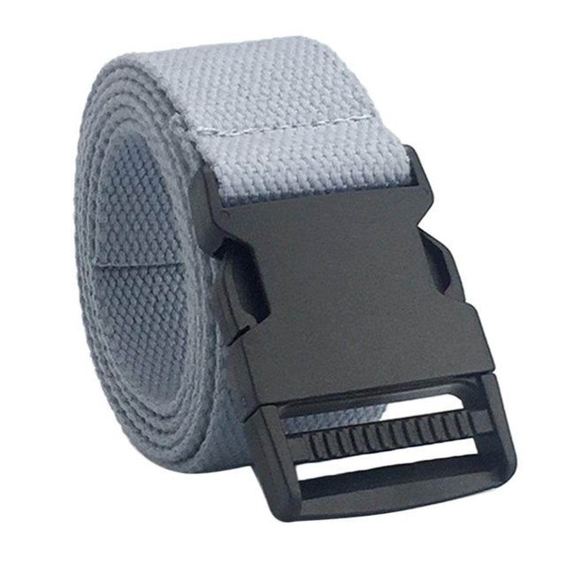 ziyahi Outdoor Breathable Men Waist Belt Quick Release Buckle Dusty Blue