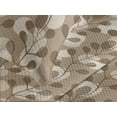 thumbnail image 3 of Ambesonne Tropical Quilted Coverlet 3 Pcs, Simple Spots and Leaves, King Size, Dark Mustard Eggshell, 3 of 4