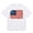 White, variant on Men's T-Shirt Flag Since 1776 Comfortable And Versatile Outdoor Casual Short Sleeve