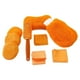 thumbnail image 3 of Kit de lavado de coches Zulema de 9 piezas accesorios de cuidado de automóviles naranja, 3 of 8