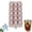 Pink, variant on 3D Star Silicone Mold, 15 Cavity Non-Stick Silicone Mold for Chocolate, Candy, Cake, Mousse,Jelly & Star Ice Cube Tray,Mini 3D Stars Molds for Wax Melt/Resin
