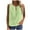 Green, variant on Womens Tank Top $4.98 Plus Size Sleeveless Summer Eyelet Hollowed-Out Round-Necked Casual Tank Green M