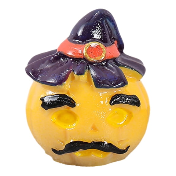 YuanGuangQ Halloween Mini Garden Figurine Set, Tiny Resin Ornament Set for Micro Landscape Home Decor, for Desk Shelf Plant Pot Garden Home Holiday Decoration