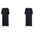 thumbnail image 4 of Sonducket Cómoda ropa de dormir para hombre, bata transpirable para descansar y dormir, albornoz para hombre, pijama para hombre, bata para Type11 NO11, 4 of 6