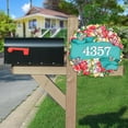thumbnail image 3 of Floral Wreath Wooden House Number Sign by G. DeBrekht | Love Family Kids Decor - MA81853033, 3 of 8