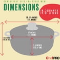 thumbnail image 5 of Chef PRO Commercial Grade Aluminum Caldero Stock Pot, 18.3 Quarts, 5 of 7