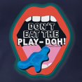 thumbnail image 3 of CafePress - Don't Eat The Play Doh! Long Sleeve T Shirt - Womens Hooded Shirt, 3 of 3