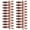 Brown, variant on 20Pcs 1.8g 62mm Attractive Fishing Lure Easy Use Rubber Shrimp-type Flexible Soft Bait for Outdoor