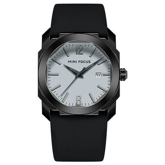 Wrist Men's Quartz Watch Luxury Quartz Waterproof Silicone Strap