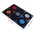 thumbnail image 2 of NIYANGLE Multi Color Rubber Dribble Mat for Kids Basketball Training Home Use with SlipResistant Base 72 x 30 Inches, 2 of 7